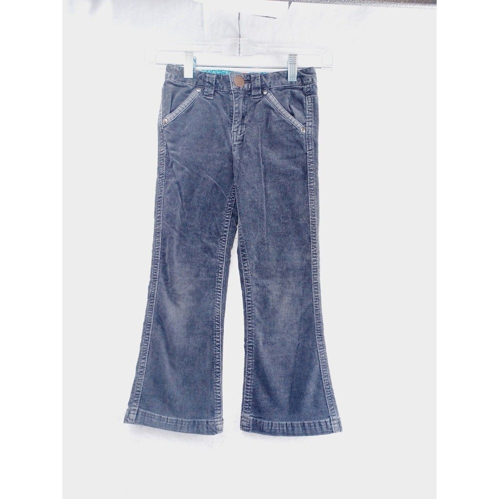 Ellemenno Pants Kid Girls Black 6 corduroy Stretch Cotton Blend Adjustable Waist